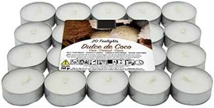 VELAS DE TÉ AROMA DE COCO