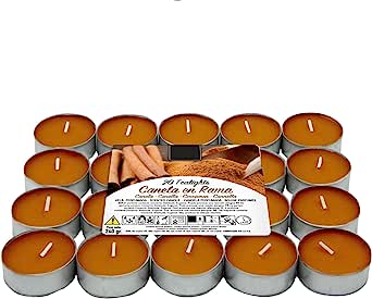 VELAS DE TÉ AROMA DE CANELA