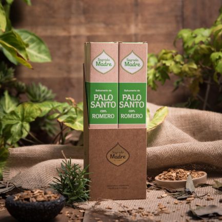 INCIENSO VARILLA PALO SANTO & ROMERO 100% NATURAL