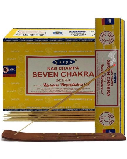 INCIENSO VARILLA 7 CHAKRAS SATYA - Imagen 3