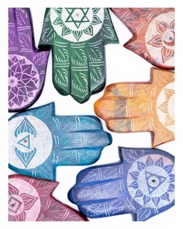 PORTAINCIENSOS CHAKRAS DE PIEDRA TALLADOS