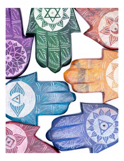 PORTAINCIENSOS CHAKRAS DE PIEDRA TALLADOS