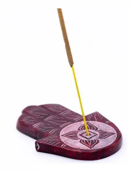 PORTAINCIENSOS CHAKRAS DE PIEDRA TALLADOS - Imagen 2